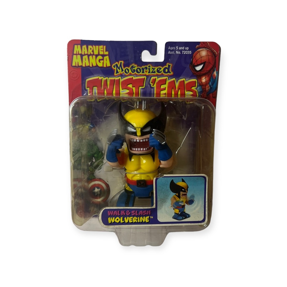 ToyBiz Marvel Manga Motorized Twist Ems Walk and Slash Wolverine Figure